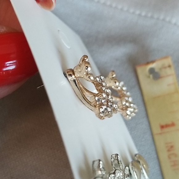 4 pairs post earrings - Picture 3 of 4